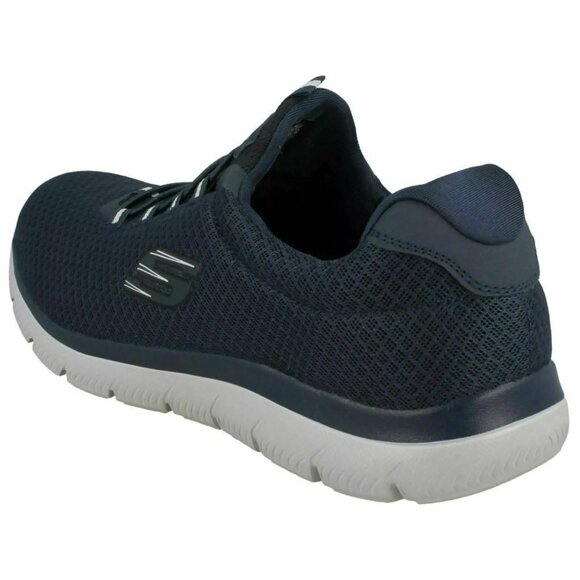 Skechers Mens Summit | Navy | Memory Foam | Slip On - Picture 9 of 13